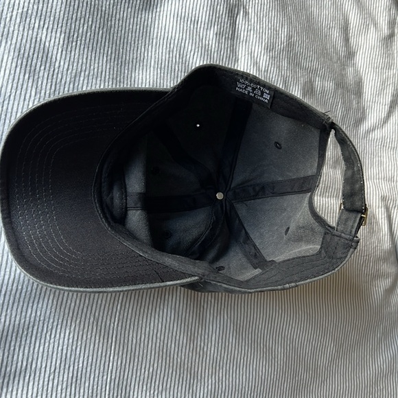 Baseball Cap Washed Black - Picture 3 of 3